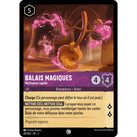 Balais Magiques : Nettoyeur rapide [Les Terres d'Encres]