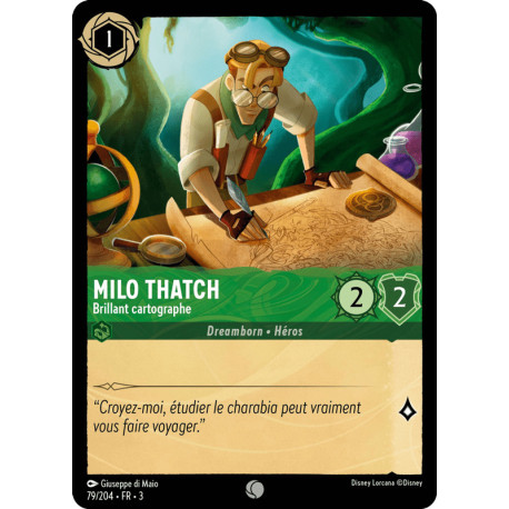 Milo Thatch : Brillant cartographe [Les Terres d'Encres]