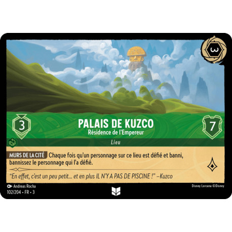 Palais de Kuzco : Résidence de l’Empereur [Les Terres d'Encres]