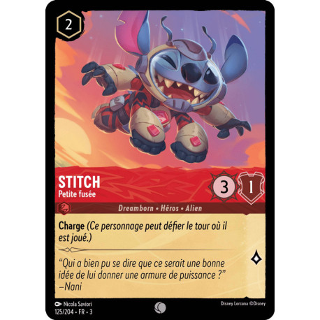 Stitch : Petite fusée [Les Terres d'Encres]
