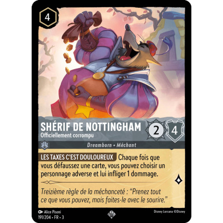 Shérif de Nottingham : Officiellement corrompu [Les Terres d'Encres]