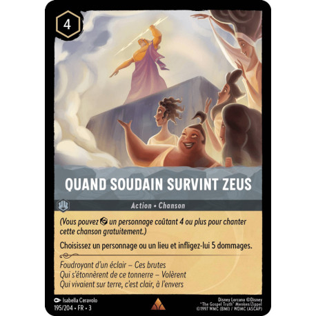 Quand soudain survint Zeus [Les Terres d'Encres]