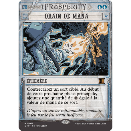 (Foil) Bleue - Drain de mana (M) [OTP]