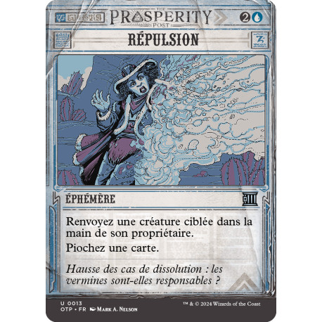 (Foil) Bleue - Répulsion (U) [OTP]