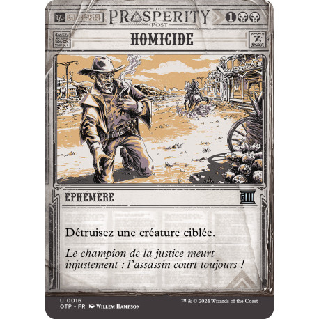 (Foil) Noire - Homicide (U) [OTP]