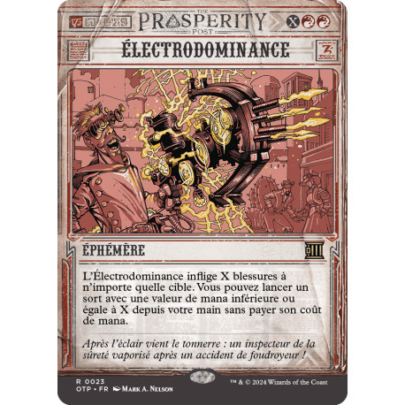 (Foil) Rouge - Électrodominance (R) [OTP]