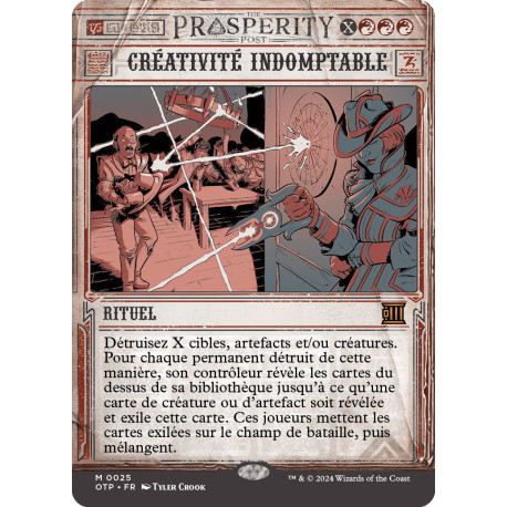 (Foil) Rouge - Créativité indomptable (M) [OTP]