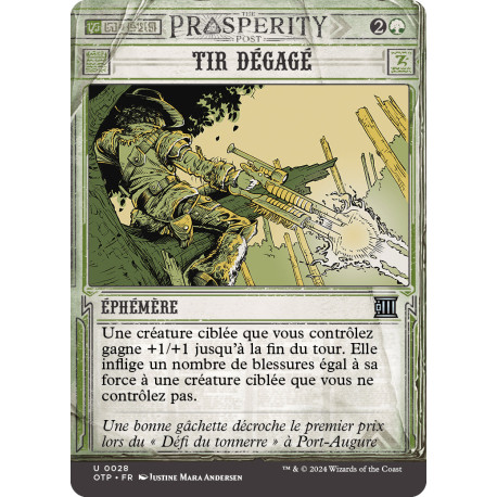 (Foil) Verte - Tir dégagé (U) [OTP]