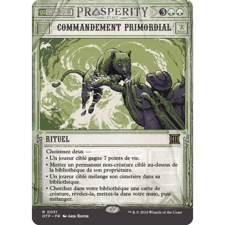 (Foil) Verte - Commandement primordial (R) [OTP]