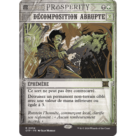 (Foil) Multicolore - Décomposition abrupte (R) [OTP]