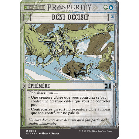 (Foil) Multicolore - Déni décisif (U) [OTP]