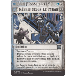 (Foil) Multicolore - Mépris selon le Tyran (U) [OTP]