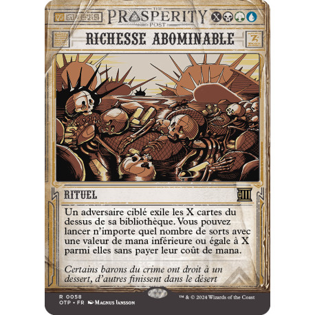 (Foil) Multicolore - Richesse abominable (R) [OTP]