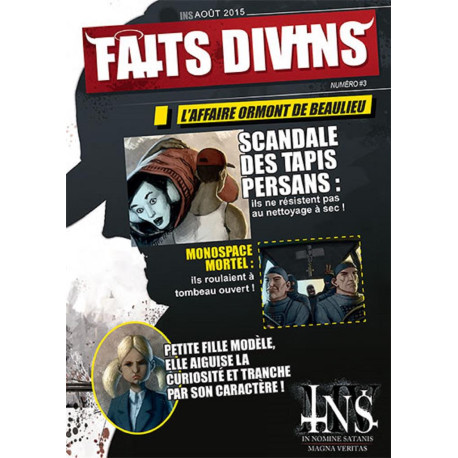 Faits Divins N°3 : Supplément INS/MV Génération Perdue
