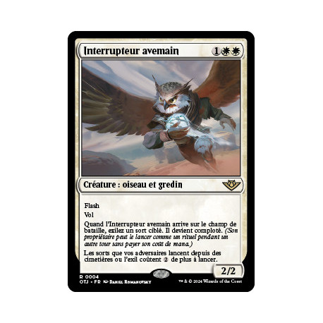 (Foil) Blanche - Interrupteur avemain (R) [OTJ]