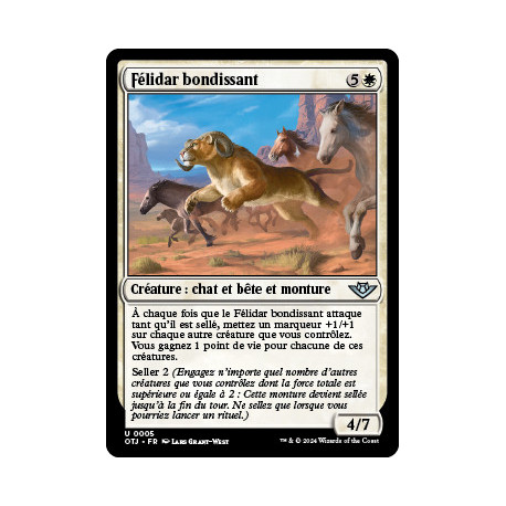(Foil) Blanche - Félidar bondissant (U) [OTJ]