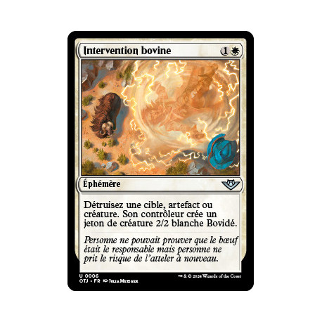 (Foil) Blanche - Intervention bovine (U) [OTJ]