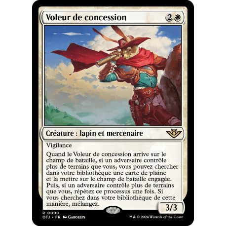 (Foil) Blanche - Voleur de concession (R) [OTJ]