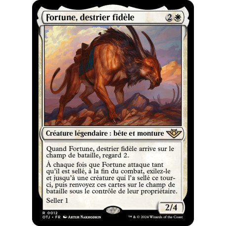 (Foil) Blanche - Fortune, destrier fidèle (R) [OTJ]