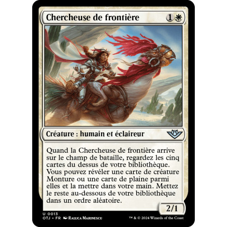 (Foil) Blanche - Chercheuse de frontière (U) [OTJ]