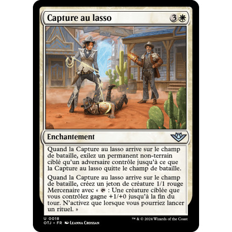 (Foil) Blanche - Capture au lasso (U) [OTJ]