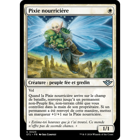 (Foil) Blanche - Pixie nourricière (U) [OTJ]