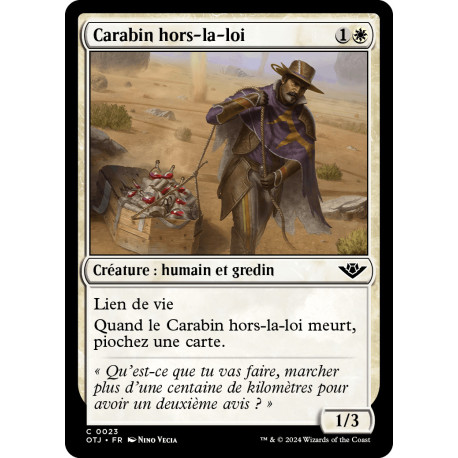 (Foil) Blanche - Carabin hors-la-loi (C) [OTJ]