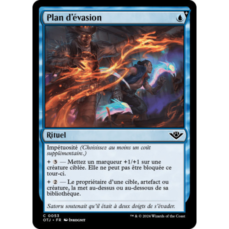 (Foil) Bleue - Plan d'évasion (C) [OTJ]