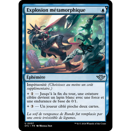 (Foil) Bleue - Explosion métamorphique (U) [OTJ]