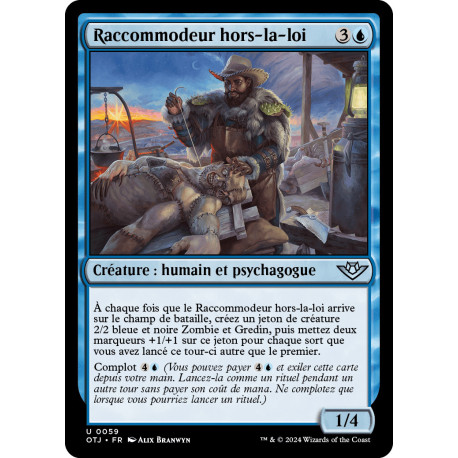 (Foil) Bleue - Raccommodeur hors-la-loi (U) [OTJ]