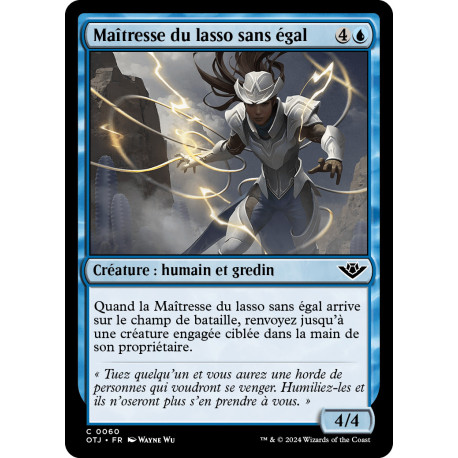 (Foil) Bleue - Maîtresse du lasso sans égal (C) [OTJ]