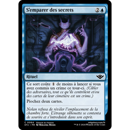 (Foil) Bleue - S'emparer des secrets (C) [OTJ]