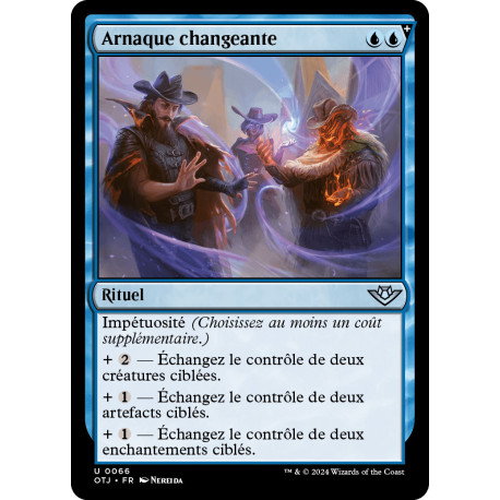 (Foil) Bleue - Arnaque changeante (U) [OTJ]