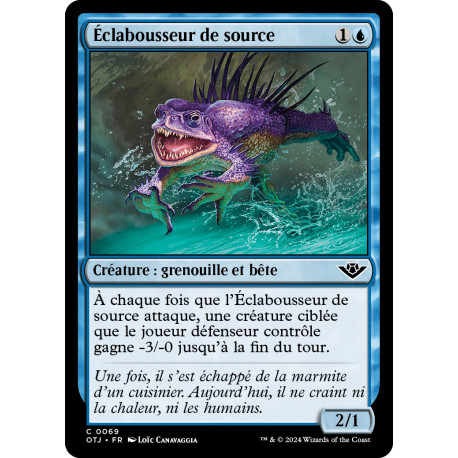 (Foil) Bleue - Éclabousseur de source (C) [OTJ]