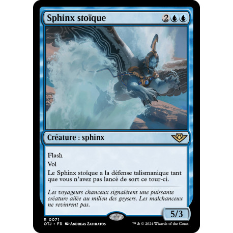 (Foil) Bleue - Sphinx stoïque (R) [OTJ]