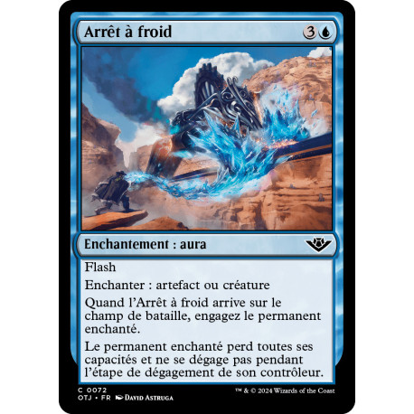 (Foil) Bleue - Arrêt à froid (C) [OTJ]