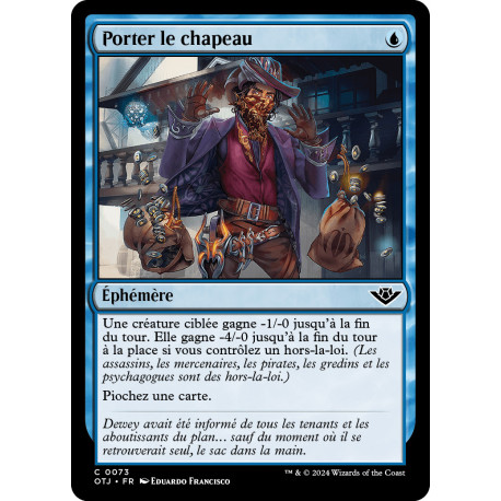 (Foil) Bleue - Porter le chapeau (C) [OTJ]