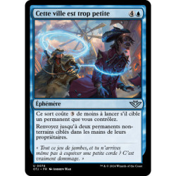 (Foil) Bleue - Cette ville est trop petite (U) [OTJ]
