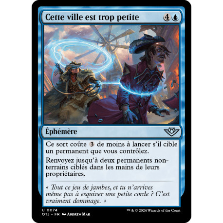 (Foil) Bleue - Cette ville est trop petite (U) [OTJ]