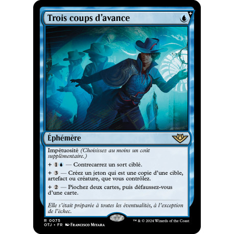 (Foil) Bleue - Trois coups d'avance (R) [OTJ]