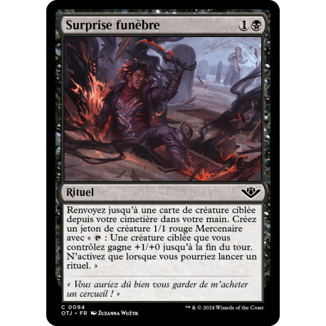 (Foil) Noire - Surprise funèbre (C) [OTJ]