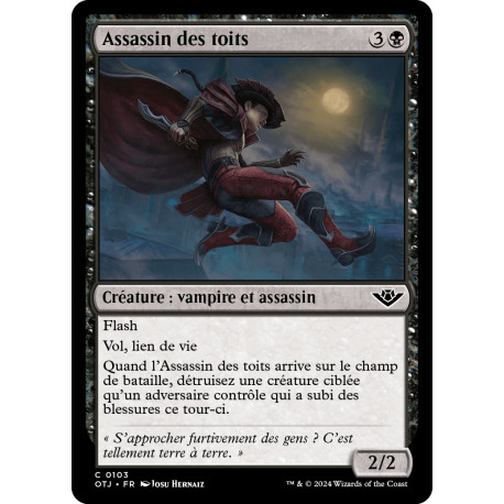 (Foil) Noire - Assassin des toits (C) [OTJ]