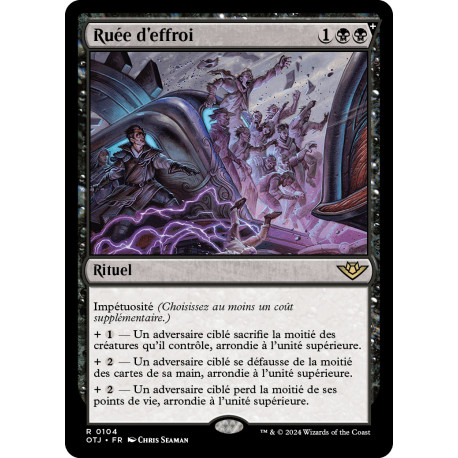 (Foil) Noire - Ruée d'effroi (R) [OTJ]
