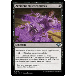 (Foil) Noire - Accident malencontreux (U) [OTJ]