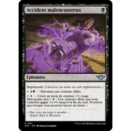(Foil) Noire - Accident malencontreux (U) [OTJ]