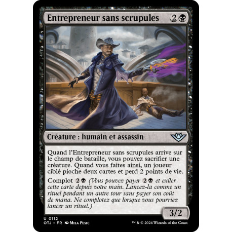 (Foil) Noire - Entrepreneur sans scrupules (U) [OTJ]