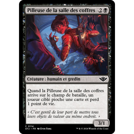 (Foil) Noire - Pilleuse de la salle des coffres (C) [OTJ]