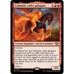 (Foil) Rouge - Calamité, enfer galopant (R) [OTJ]