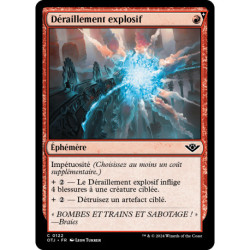 (Foil) Rouge - Déraillement explosif (C) [OTJ]