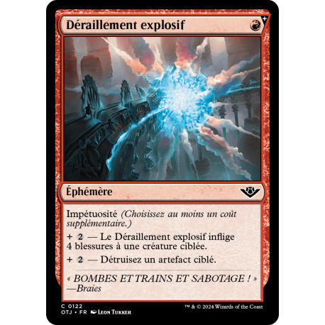 (Foil) Rouge - Déraillement explosif (C) [OTJ]
